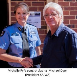 michelle-fyfe-congratulating-michael-dyer